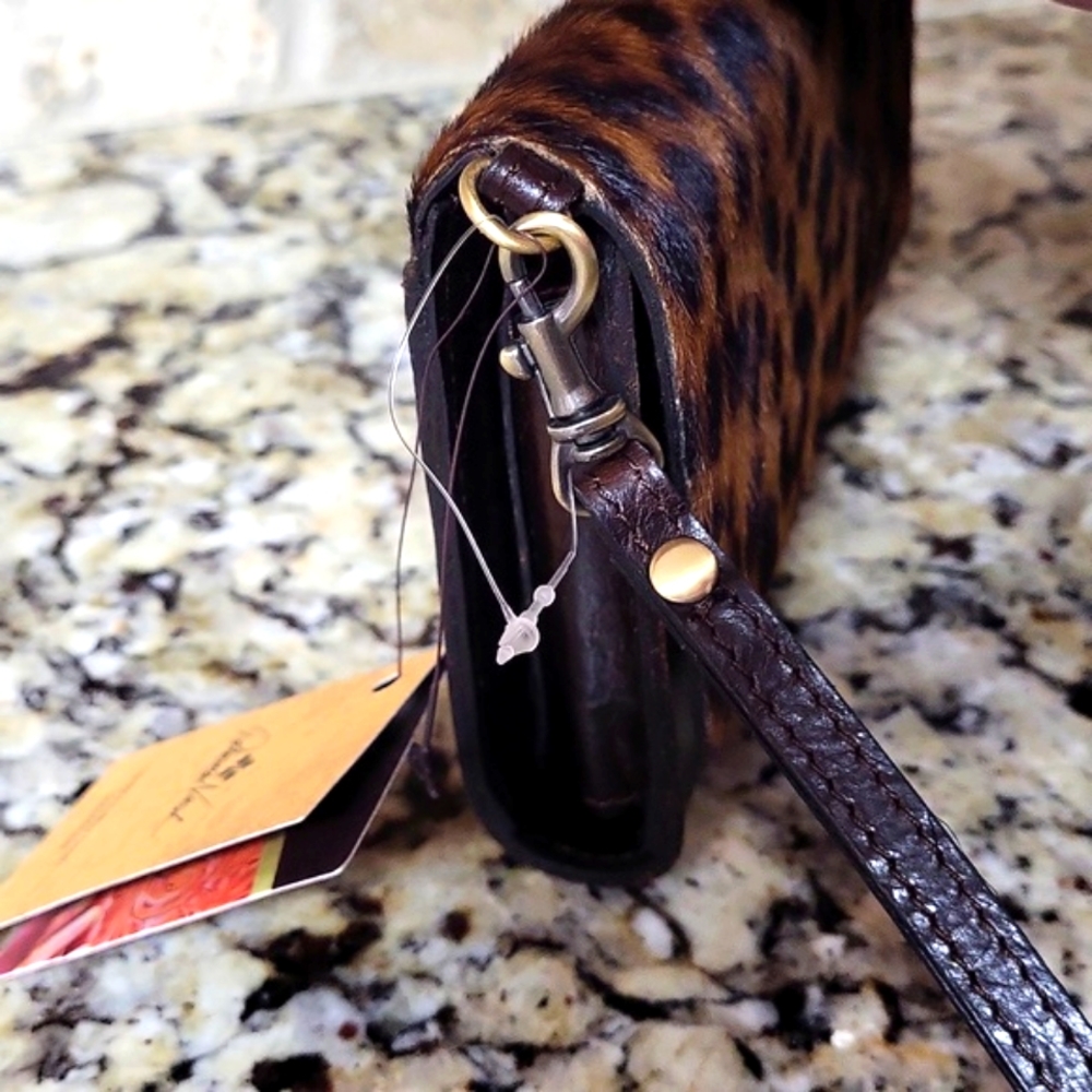 Patricia Nash Marsiliana Mirror Leopard Wristlet - Picture 5 of 10